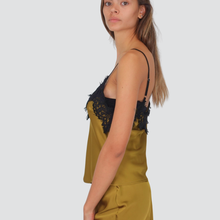 Carica l'immagine nel visualizzatore di Gallery, Haveone top satin pizzo Art RVS-P019