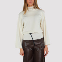 Carica l'immagine nel visualizzatore di Gallery, Haveone maglia lupetto manica pipistrello con cinturina 52% viscosa Art MNC-R311