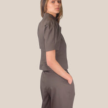 Carica l'immagine nel visualizzatore di Gallery, Tensione in blazer manica corta sfiancato 98% cotone Art 26B4542 ( pantalone Art 26P4516 )