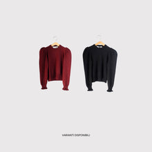 Carica l'immagine nel visualizzatore di Gallery, Haveone maglia arriccio spalla 50% viscosa Art MNC-P480