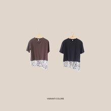 Carica l'immagine nel visualizzatore di Gallery, Tensione in t-shirt over fondo asimmetrico paillettes 100% cotone Art PE260187