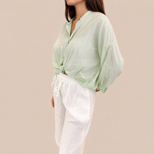 Carica l'immagine nel visualizzatore di Gallery, Tensione in camicia over mussola 100% cotone Art S26CM74