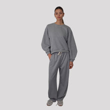 Carica l'immagine nel visualizzatore di Gallery, Vicolo pantalone felpa baloon garzato 65% cotone Art TAB0428