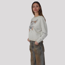 Carica l'immagine nel visualizzatore di Gallery, Haveone felpa over garzata con stampa 60% cotone Art FFW-Q009