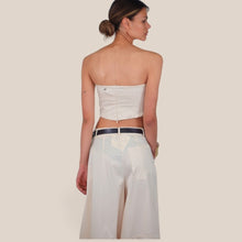Carica l'immagine nel visualizzatore di Gallery, Dixie top a fascia zip retro 66% cotone Art R067A089 ( pantalone Art P067A257 )
