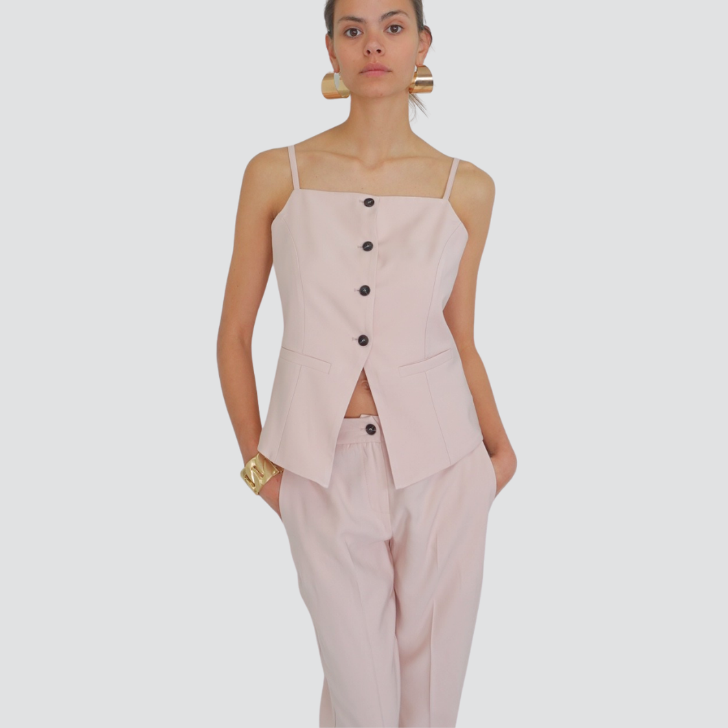 Tensione in completo top pantalone 90% viscosa Art 25C7735