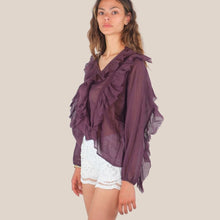 Carica l'immagine nel visualizzatore di Gallery, Susy Mix casacca rouches 100% cotone 26F801
