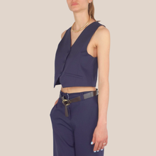 Carica l'immagine nel visualizzatore di Gallery, Kontatto gilet logato 20% viscosa Art MN6002 ( pantalone Art MN6000)
