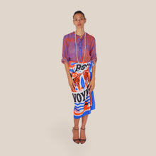 Carica l'immagine nel visualizzatore di Gallery, Haveone gonna lunga pareo bon voyage 100% viscosa Art GVS-Q237
