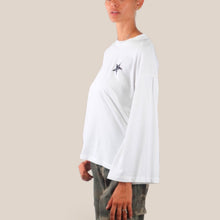 Carica l'immagine nel visualizzatore di Gallery, Vicolo t-shirt over manica ampia con stampa 100% cotone Art RAC0241

