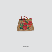 Carica l&#39;immagine nel visualizzatore di Gallery, Susy mix shopper paglia ricami con tracolla Art B02414
