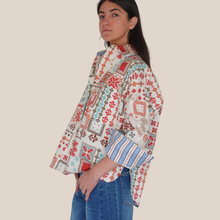 Carica l'immagine nel visualizzatore di Gallery, Dixie giacca camicia multicolor 98% cotone Art JDI91QF
