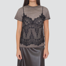 Carica l&#39;immagine nel visualizzatore di Gallery, Haveone t-shirt con top pizzo Art TFW-P046
