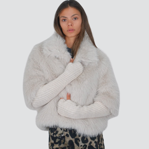 Haveone eco-pelliccia manicotti foderata Art KMA-p045