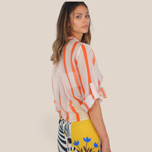 Carica l'immagine nel visualizzatore di Gallery, Haveone camicia over rigata 85% lyocell Art CVS-Q465
