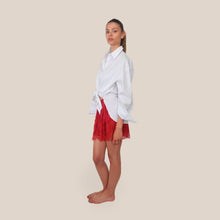 Carica l'immagine nel visualizzatore di Gallery, Haveone shorts india elastico vita fondo pizzo 90% viscosa Art PVS-Q383
