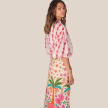 Carica l'immagine nel visualizzatore di Gallery, Tensione in camicia over stampa mussola 100% cotone Art 39830
