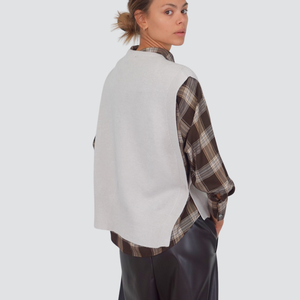 Haveone gilet over bottone laterale Art LMG-P031