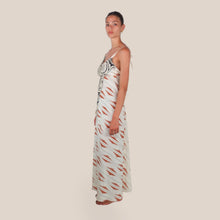 Carica l'immagine nel visualizzatore di Gallery, Haveone abito maxi coppe coulisse fantasia 100% viscosa Art AMA-Q263
