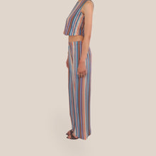 Carica l'immagine nel visualizzatore di Gallery, Vicolo pantalone palazzo elastico retro 50% cotone Art TAB2446
