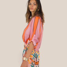 Carica l'immagine nel visualizzatore di Gallery, Haveone camicia over rigata 85% lyocell Art CVS-Q471
