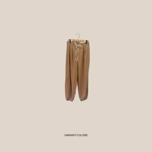 Carica l'immagine nel visualizzatore di Gallery, Vicolo pantalone pinces con elastico e coulisse 93% lyocell Art TAB1742
