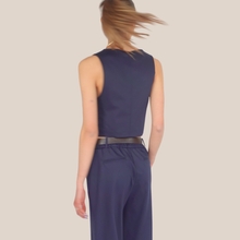 Carica l'immagine nel visualizzatore di Gallery, Kontatto gilet logato 20% viscosa Art MN6002 ( pantalone Art MN6000)
