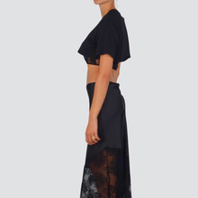 Carica l&#39;immagine nel visualizzatore di Gallery, Haveone top pizzo con t-tshirt 100% cotone Art RMA-P026
