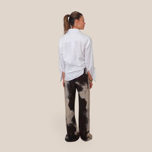 Carica l'immagine nel visualizzatore di Gallery, Haveone pantalone fantasia a zampa elastico vita 100% viscosa Art PMA-Q509
