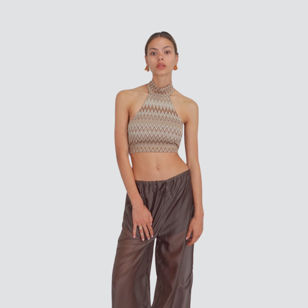 Haveone top americano fantasia con lurex 75% viscosa Art RMA-N126