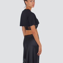 Carica l&#39;immagine nel visualizzatore di Gallery, Haveone top pizzo con t-tshirt 100% cotone Art RMA-P026
