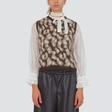 Carica l&#39;immagine nel visualizzatore di Gallery, Haveone gilet maculato filo lurex Art LIT-P044
