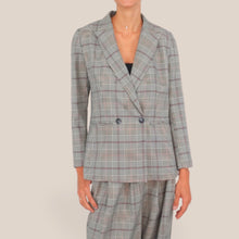 Carica l'immagine nel visualizzatore di Gallery, Tensione in blazer scozzese foderata Art 27B6306 ( pantalone Art 27P6375 )
