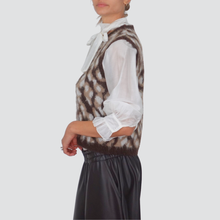 Carica l&#39;immagine nel visualizzatore di Gallery, Haveone gilet maculato filo lurex Art LIT-P044
