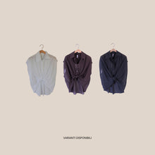 Carica l'immagine nel visualizzatore di Gallery, Tensione in camicia over mussola 100% cotone Art PE260347
