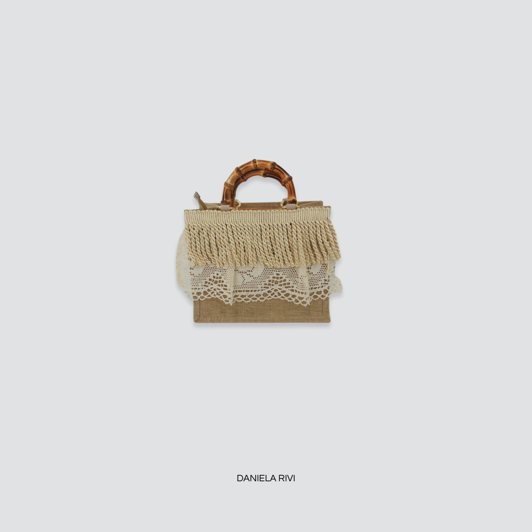 Susy mix borsa canvas crochet Art 508B