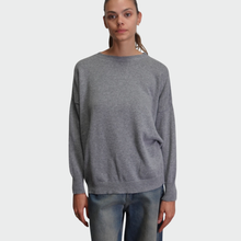 Carica l&#39;immagine nel visualizzatore di Gallery, Vicolo maglia over viscosa lana cashmere Art 77069S
