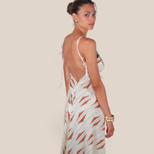 Carica l'immagine nel visualizzatore di Gallery, Haveone abito maxi coppe coulisse fantasia 100% viscosa Art AMA-Q263
