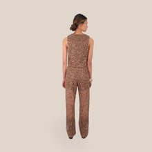 Carica l'immagine nel visualizzatore di Gallery, Haveone pantalone a rete con paillettes elastico vita Art PMA-Q250
