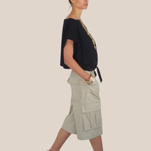 Carica l'immagine nel visualizzatore di Gallery, Vicolo t-shirt over nodo laterale 100% cotone Art UAB0350
