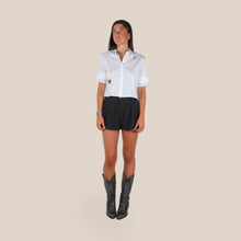 Carica l'immagine nel visualizzatore di Gallery, Vicolo short nero moro 52% cotone Art  TAC0441
