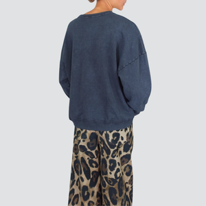 Haveone felpa over garzata con stampa 60% cotone Art FFW-P025