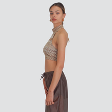 Carica l&#39;immagine nel visualizzatore di Gallery, Haveone top americano fantasia con lurex 75% viscosa Art RMA-N126
