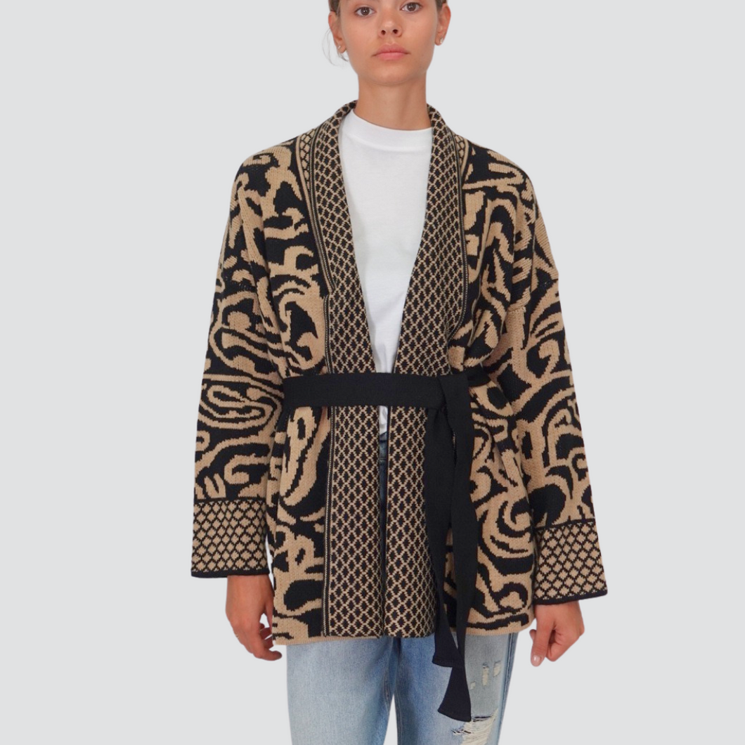 Vicolo cardigan alanui con cintura Art 22137F