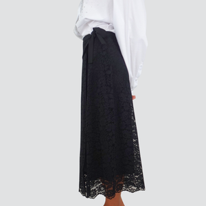 Vicolo gonna portafoglio pizzo foderata 30% cotone 25% viscosa Art TF0783