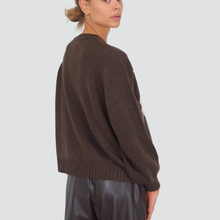 Carica l&#39;immagine nel visualizzatore di Gallery, Haveone maglia over girocollo rombi Art MPQ-M271
