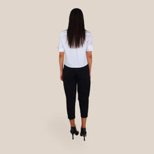 Carica l'immagine nel visualizzatore di Gallery, Vicolo pantalone barrell elastico retro 25% viscosa Art TB0283
