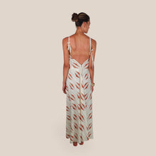 Carica l'immagine nel visualizzatore di Gallery, Haveone abito maxi coppe coulisse fantasia 100% viscosa Art AMA-Q263
