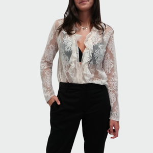 Haveone camicia con jabot Art MMA-M093