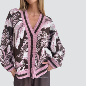 Tensione in cardigan bomber Art 2240259